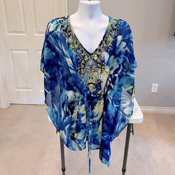 Mixed Nouveau Other - Mix Nouveau 100% polyester floral swim coverup